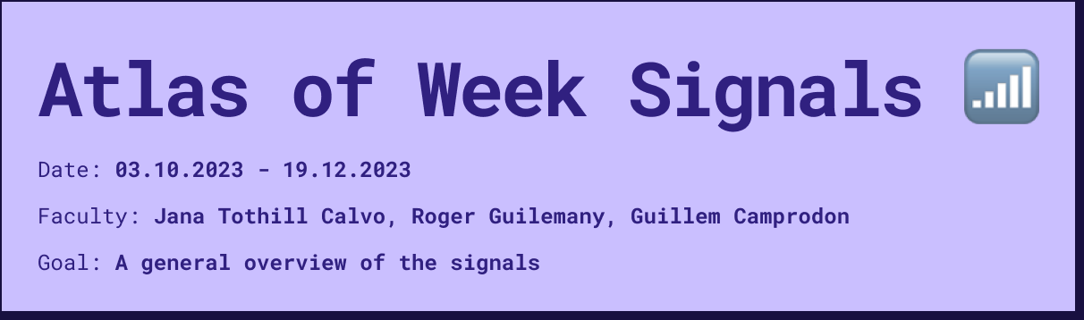 About Atlas of Week Signals